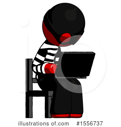 Royalty-Free (RF) Red Design Mascot Clipart Illustration by Leo Blanchette - Stock Sample #1556737