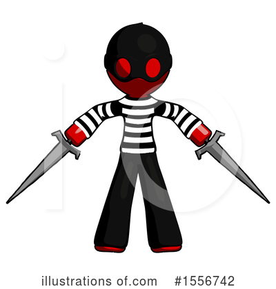 Royalty-Free (RF) Red Design Mascot Clipart Illustration by Leo Blanchette - Stock Sample #1556742