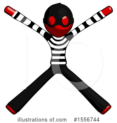 Royalty-Free (RF) Red Design Mascot Clipart Illustration by Leo Blanchette - Stock Sample #1556744
