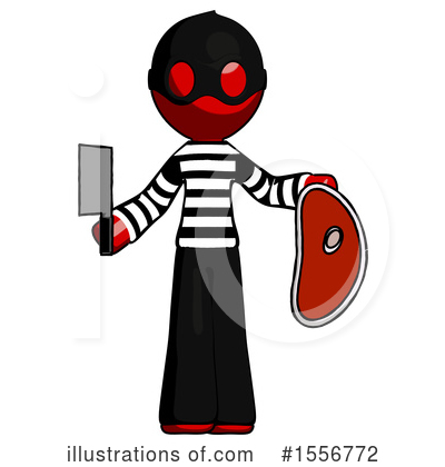Royalty-Free (RF) Red Design Mascot Clipart Illustration by Leo Blanchette - Stock Sample #1556772