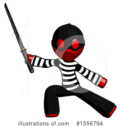 Royalty-Free (RF) Red Design Mascot Clipart Illustration by Leo Blanchette - Stock Sample #1556794