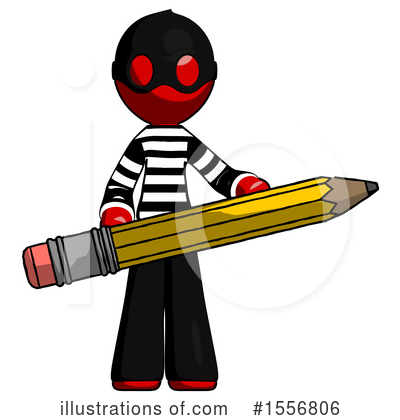 Royalty-Free (RF) Red Design Mascot Clipart Illustration by Leo Blanchette - Stock Sample #1556806