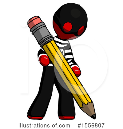 Royalty-Free (RF) Red Design Mascot Clipart Illustration by Leo Blanchette - Stock Sample #1556807