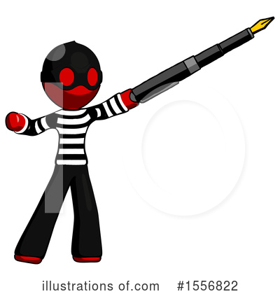 Royalty-Free (RF) Red Design Mascot Clipart Illustration by Leo Blanchette - Stock Sample #1556822