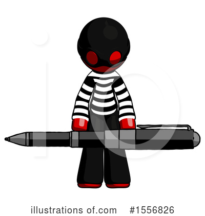 Royalty-Free (RF) Red Design Mascot Clipart Illustration by Leo Blanchette - Stock Sample #1556826