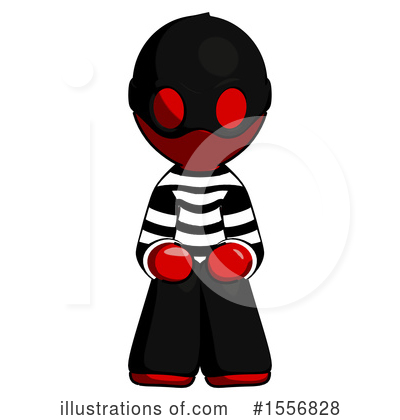 Royalty-Free (RF) Red Design Mascot Clipart Illustration by Leo Blanchette - Stock Sample #1556828