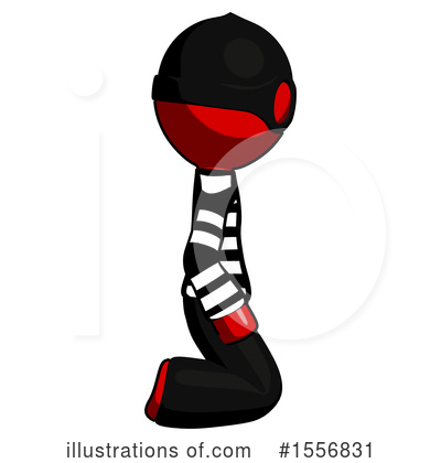 Royalty-Free (RF) Red Design Mascot Clipart Illustration by Leo Blanchette - Stock Sample #1556831