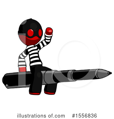 Royalty-Free (RF) Red Design Mascot Clipart Illustration by Leo Blanchette - Stock Sample #1556836