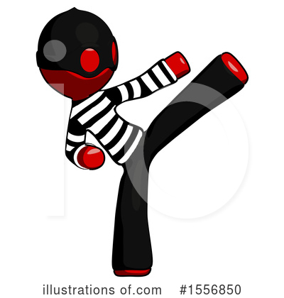Royalty-Free (RF) Red Design Mascot Clipart Illustration by Leo Blanchette - Stock Sample #1556850