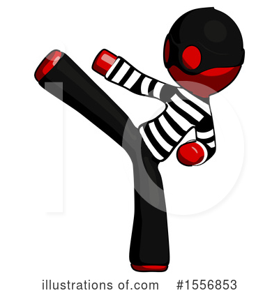 Royalty-Free (RF) Red Design Mascot Clipart Illustration by Leo Blanchette - Stock Sample #1556853