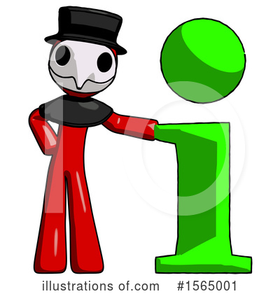 Royalty-Free (RF) Red Design Mascot Clipart Illustration by Leo Blanchette - Stock Sample #1565001