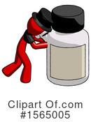 Red Design Mascot Clipart #1565005 by Leo Blanchette