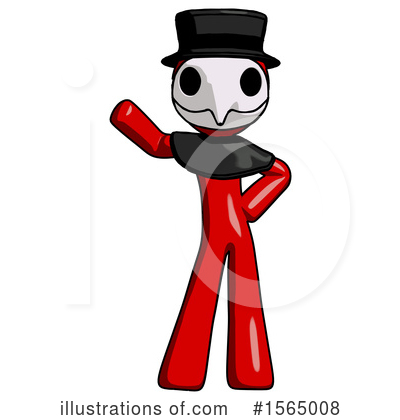 Royalty-Free (RF) Red Design Mascot Clipart Illustration by Leo Blanchette - Stock Sample #1565008