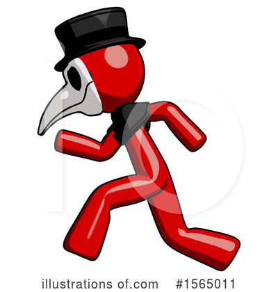 Royalty-Free (RF) Red Design Mascot Clipart Illustration by Leo Blanchette - Stock Sample #1565011
