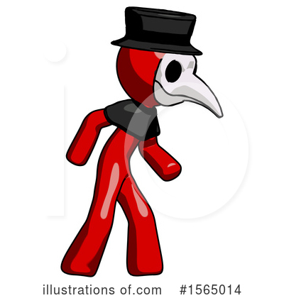 Royalty-Free (RF) Red Design Mascot Clipart Illustration by Leo Blanchette - Stock Sample #1565014
