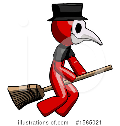 Royalty-Free (RF) Red Design Mascot Clipart Illustration by Leo Blanchette - Stock Sample #1565021