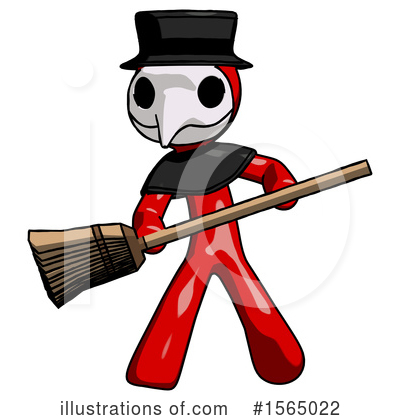 Royalty-Free (RF) Red Design Mascot Clipart Illustration by Leo Blanchette - Stock Sample #1565022