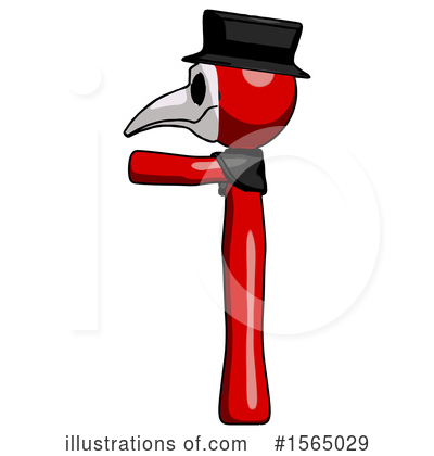Royalty-Free (RF) Red Design Mascot Clipart Illustration by Leo Blanchette - Stock Sample #1565029