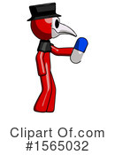 Red Design Mascot Clipart #1565032 by Leo Blanchette