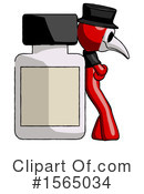 Red Design Mascot Clipart #1565034 by Leo Blanchette