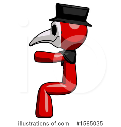 Royalty-Free (RF) Red Design Mascot Clipart Illustration by Leo Blanchette - Stock Sample #1565035