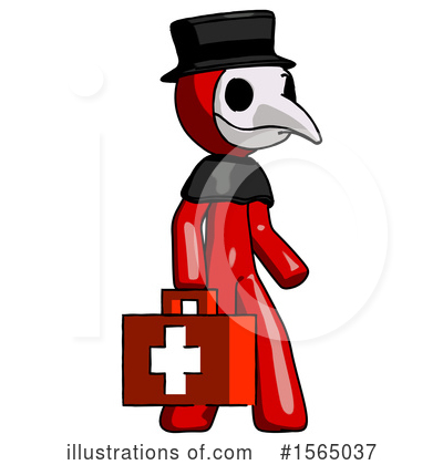 Royalty-Free (RF) Red Design Mascot Clipart Illustration by Leo Blanchette - Stock Sample #1565037