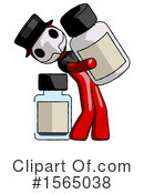 Red Design Mascot Clipart #1565038 by Leo Blanchette