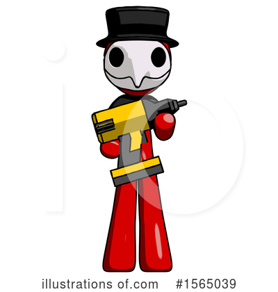 Royalty-Free (RF) Red Design Mascot Clipart Illustration by Leo Blanchette - Stock Sample #1565039
