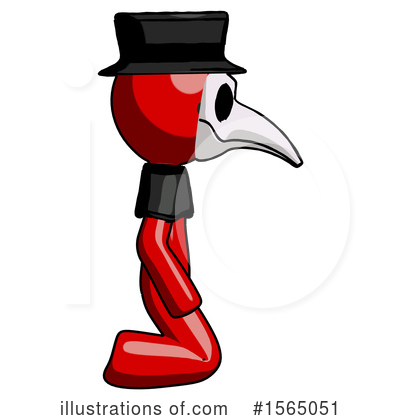 Royalty-Free (RF) Red Design Mascot Clipart Illustration by Leo Blanchette - Stock Sample #1565051