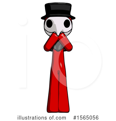 Royalty-Free (RF) Red Design Mascot Clipart Illustration by Leo Blanchette - Stock Sample #1565056