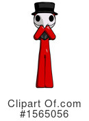 Red Design Mascot Clipart #1565056 by Leo Blanchette