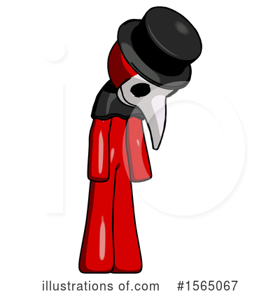 Royalty-Free (RF) Red Design Mascot Clipart Illustration by Leo Blanchette - Stock Sample #1565067