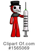 Red Design Mascot Clipart #1565069 by Leo Blanchette