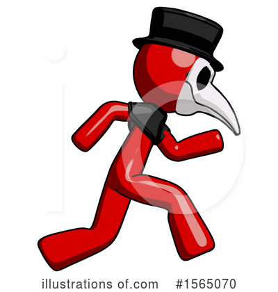 Royalty-Free (RF) Red Design Mascot Clipart Illustration by Leo Blanchette - Stock Sample #1565070
