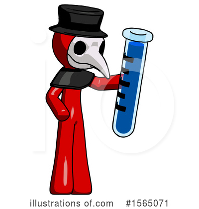 Royalty-Free (RF) Red Design Mascot Clipart Illustration by Leo Blanchette - Stock Sample #1565071