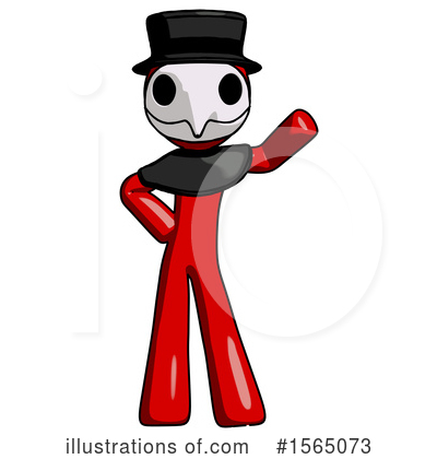 Royalty-Free (RF) Red Design Mascot Clipart Illustration by Leo Blanchette - Stock Sample #1565073