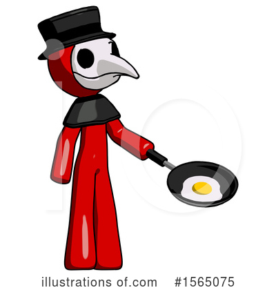 Royalty-Free (RF) Red Design Mascot Clipart Illustration by Leo Blanchette - Stock Sample #1565075