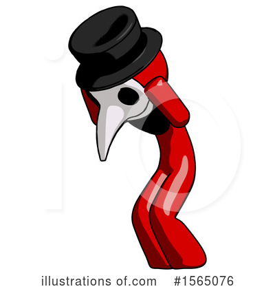 Royalty-Free (RF) Red Design Mascot Clipart Illustration by Leo Blanchette - Stock Sample #1565076
