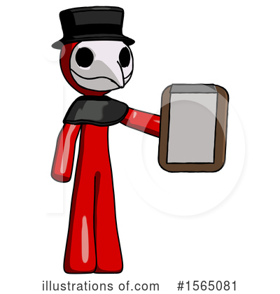 Royalty-Free (RF) Red Design Mascot Clipart Illustration by Leo Blanchette - Stock Sample #1565081