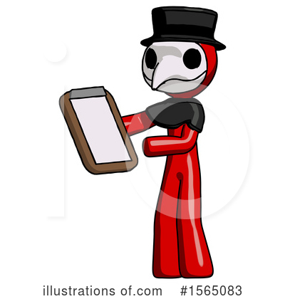 Royalty-Free (RF) Red Design Mascot Clipart Illustration by Leo Blanchette - Stock Sample #1565083
