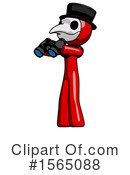 Red Design Mascot Clipart #1565088 by Leo Blanchette