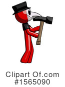 Red Design Mascot Clipart #1565090 by Leo Blanchette