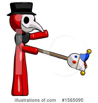 Royalty-Free (RF) Red Design Mascot Clipart Illustration by Leo Blanchette - Stock Sample #1565095
