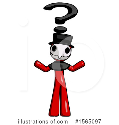 Royalty-Free (RF) Red Design Mascot Clipart Illustration by Leo Blanchette - Stock Sample #1565097