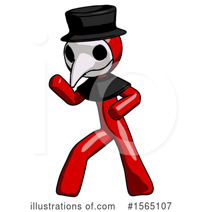 Royalty-Free (RF) Red Design Mascot Clipart Illustration by Leo Blanchette - Stock Sample #1565107