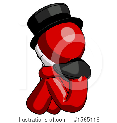 Royalty-Free (RF) Red Design Mascot Clipart Illustration by Leo Blanchette - Stock Sample #1565116