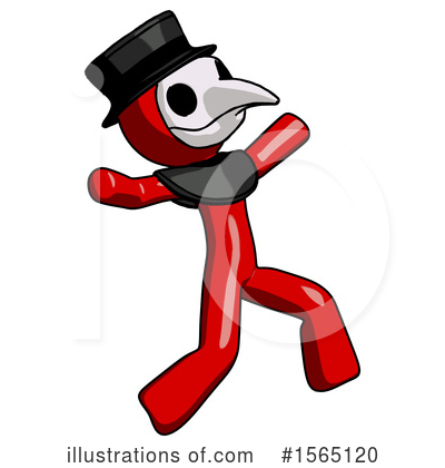 Royalty-Free (RF) Red Design Mascot Clipart Illustration by Leo Blanchette - Stock Sample #1565120