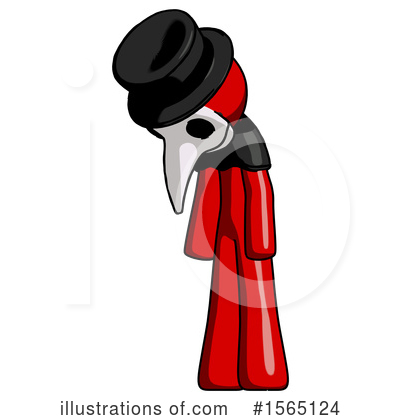 Royalty-Free (RF) Red Design Mascot Clipart Illustration by Leo Blanchette - Stock Sample #1565124