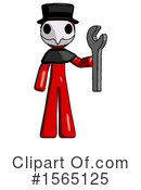 Red Design Mascot Clipart #1565125 by Leo Blanchette
