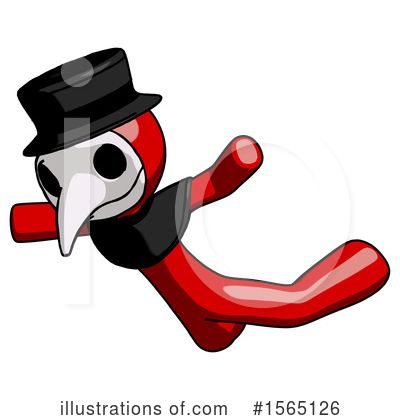 Royalty-Free (RF) Red Design Mascot Clipart Illustration by Leo Blanchette - Stock Sample #1565126